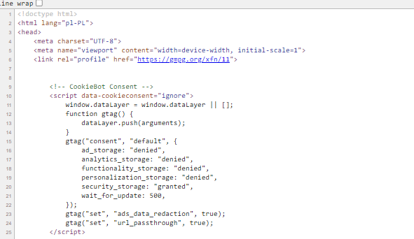 datalayer push code